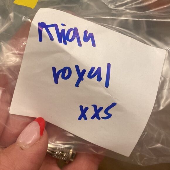 Dress the Population Alida Royal Blue Sequined fringe Mini Dress Sz 0-2 NWT - Picture 6 of 7